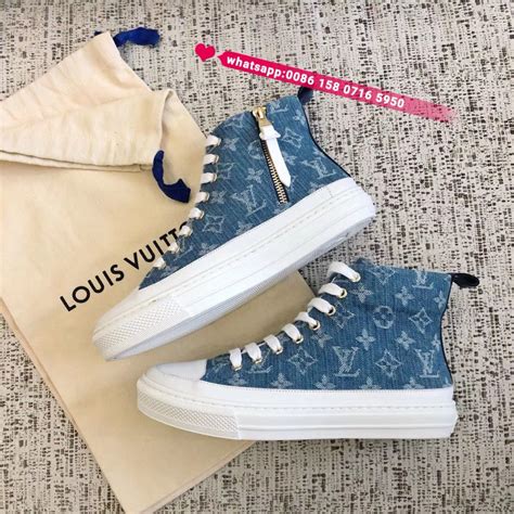 louis vuitton denim high tops|Designer Men's Denim .